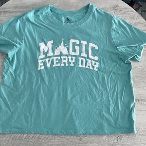 Disney Teal Graphic Tee